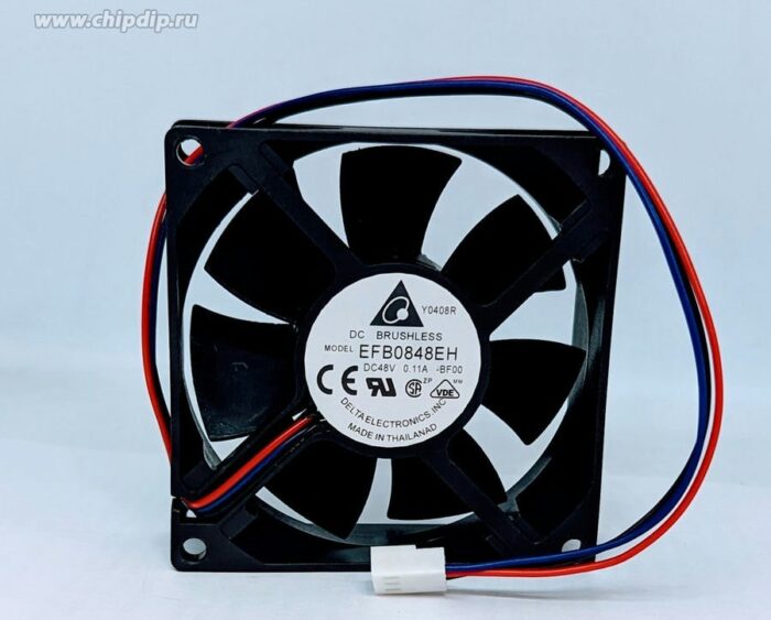 8021384056 Вентилятор Delta Electronics EFB0848EH 80x25 48V 0.11A 3pin () Hirschmann — изображение 2