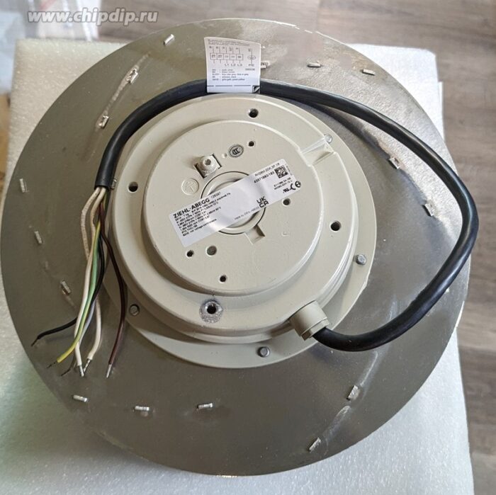 8021102125 Вентилятор Ziehl-Abegg RH28M-2DK.3F.1R 400-460V 50/60Hz 0.53/0,86kW 0.95/1.25A Hirschmann — изображение 3