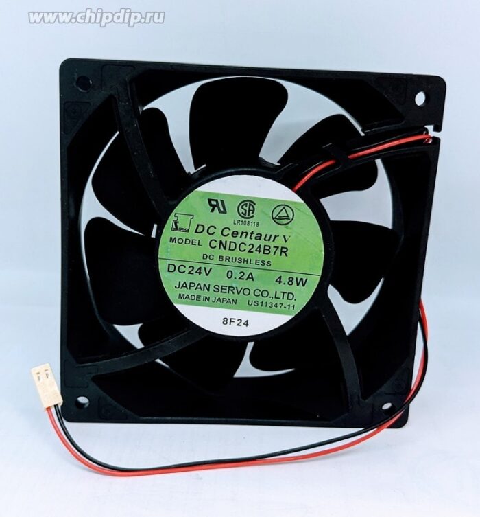 8035599106 Вентилятор Servo CNDC24B7R 120x38мм 24V 4.8W 0.2A OEM Hirschmann — изображение 2