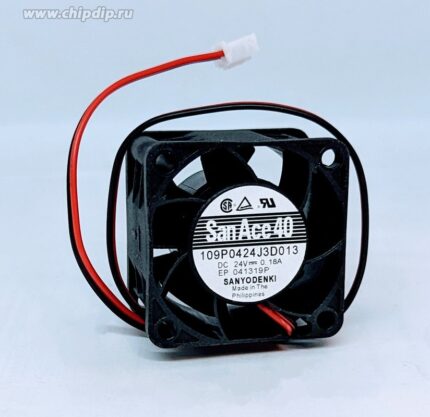 8011000922 Вентилятор Sanyo Denki 109P0424J3D013 0.18A 40x28 24v 2pin Hirschmann