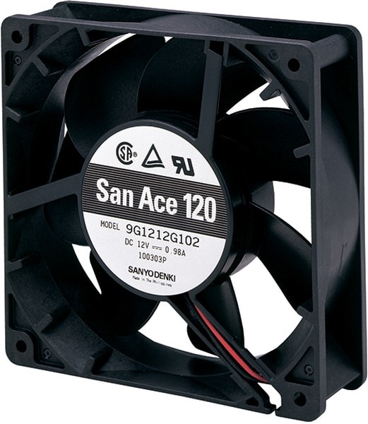 doc029905520 8005415387 9G1212H101, DC Fans DC Axial Fan, 120x120x38mm, 12VDC, 98.9CFM, 4.56W, 39dBA, High Performance, Tach Hirschmann — изображение 1