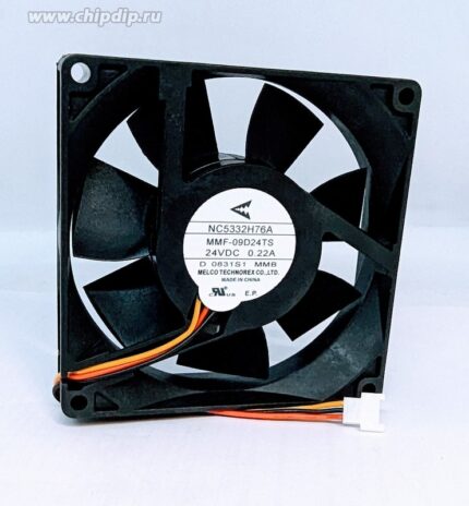 8020754044 Вентилятор Mitsubishi Melco Technorex MMF-09D24TS-MMB /MM6 24VDC 0.22A 90x25 3pin Hirschmann
