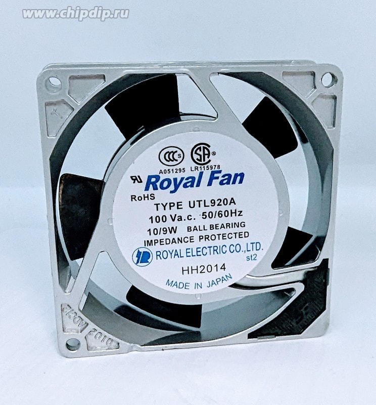 doc029948295 8035598911 Вентилятор Royalfan UTL920A 90x25 92x25 100V 10W 2pin клемма 110v () Hirschmann — изображение 1