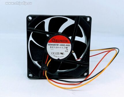 8017362646 Вентилятор Sunon EE80251B1-000C-G99 12v 1.7W 80x25 3pin Hirschmann