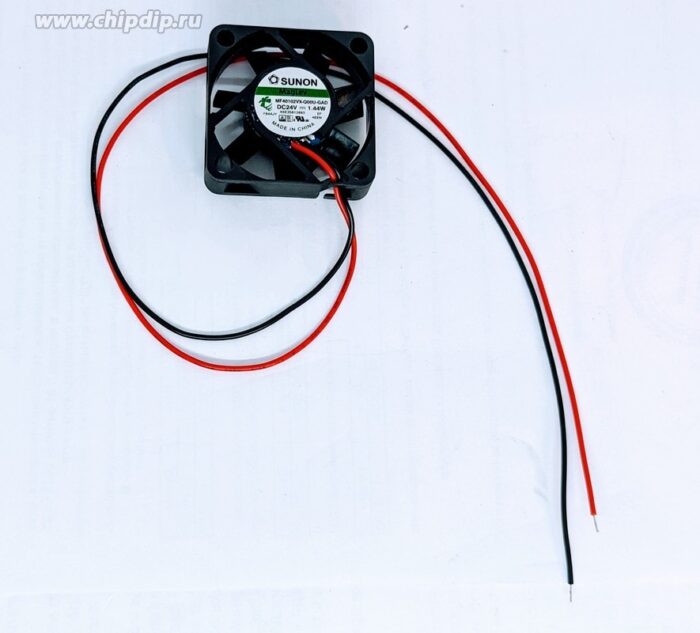 8021384086 Вентилятор Sunon MF40102VX-Q00U-GAD DC 24V 1.44W 0.06A 40x10 2pin () Hirschmann — изображение 2