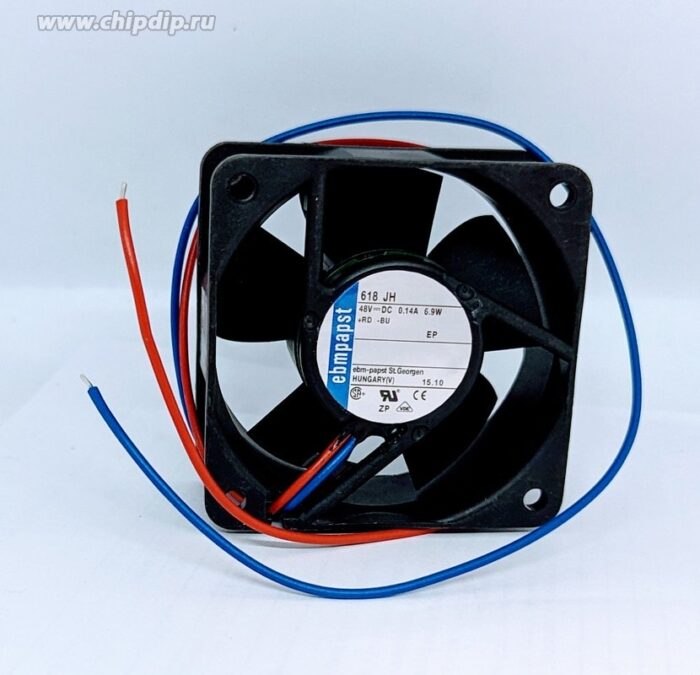 8021384020 Вентилятор Ebmpapst 618JH 48V 0.14A 6.9W 60x32 2pin Hirschmann — изображение 2