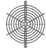 8009650143 09496-2-4039, Steel Finger Guard for 127mm Fans, 113.28mm Hole Spacing Hirschmann — изображение 2