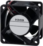8033864543 06038RE-24S-GT-00, Fan Tubeaxial 24VDC Square - 60mm L x 60mm H Ball 59.0 CFM (1.65m³/min) 3 Wire Leads Hirschmann