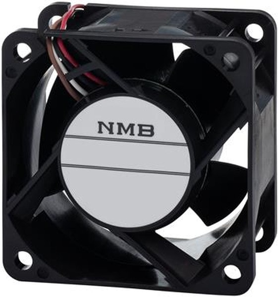 doc030075677 8033864543 06038RE-24S-GT-00, Fan Tubeaxial 24VDC Square - 60mm L x 60mm H Ball 59.0 CFM (1.65m³/min) 3 Wire Leads Hirschmann — изображение 1