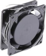 8005980221 SF11580AT-1082HSL.GN, Fan Tubeaxial 115VAC Square - 80mm L x 80mm H Sleeve 21.0 CFM (0.588m³/min) 2 Wire Leads Hirschmann — изображение 2