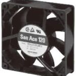 8033916179 9G1224G4E011, Fan Tubeaxial 24VDC Square - 119mm L x 119mm H Ball 3 Wire Leads Hirschmann