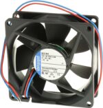 8006064633 8412NLE, Fan Tubeaxial 12VDC Square - 80mm L x 80mm H Ball 19.4 CFM (0.543m³/min) 2 Wire Leads Hirschmann — изображение 4