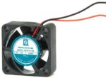 8005988223 OD2510-12HB, Fan Tubeaxial 12VDC Square - 25mm L x 25mm H Ball 2.7 CFM (0.076m³/min) 2 Wire Leads Hirschmann