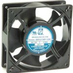 8005733346 OD1232-SPOT, Fan Tubeaxial 120VAC Square - 120mm L x 120mm H Ball 120.0 CFM (3.36m³/min) Cord and Plug Hirschmann