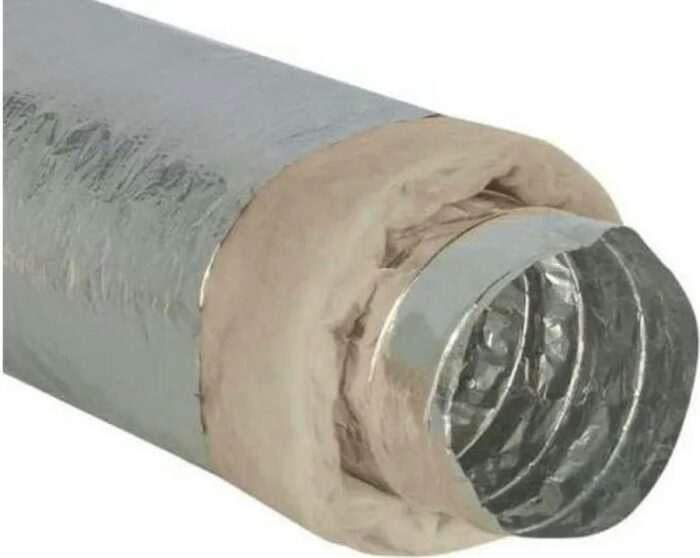 8007914009 Воздуховод Sono A23S-127мм, 10м, звукоизолированный, утепленный, гибкий алюминиевый 07-0203-102 A23S127 Hirschmann — изображение 3