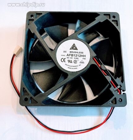 8035598694 Вентилятор Delta Electronics AFB1212HH -FOO DC 12V 0.50A 120x25 2pin () Hirschmann