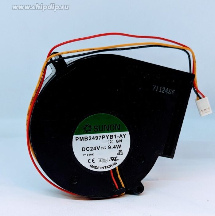 8017320796 Вентилятор Sunon PMB2497RYB1-AY DC 24V 9.4W 3pin улитка 97x94x33 PMB2497PYB1-AY () Hirschmann — изображение 2