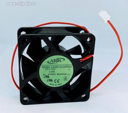 8035597130 Вентилятор ADDA AG06012LX257000 dc 12V 0.09A 90x25 2pin Hirschmann