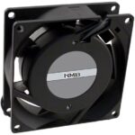 8009018700 08025MB-A1L-AA-00, AC Axial Fan, 115V, Square, 80 mm, 25 mm, Ball Bearing, 20.1 CFM Hirschmann