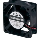 8005532165 9A0612S402, DC Fans DC Axial Fan, 60x60x25mm, 12VDC Hirschmann