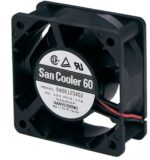 8005532165 9A0612S402, DC Fans DC Axial Fan, 60x60x25mm, 12VDC Hirschmann