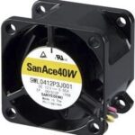 8049705567 Вентилятор Sanyo Denki San Ace 40W 9WL0424P3G001 24V DC 0.2A 40X28 4pin Hirschmann