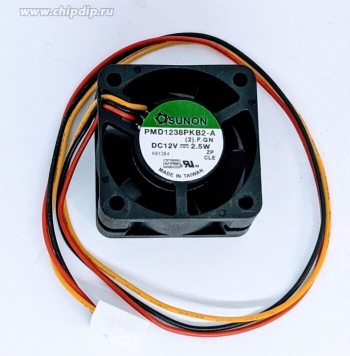 8021537712 Вентилятор Sunon PMD1238PKB2-A 12V 2.5W 0.21A 38x20мм 3pin () Hirschmann — изображение 2