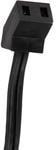 8006484663 C45-2DC-72P, Fan Power Cord Fan Terminal Receptacle 45° (2) 72.0" (1.83m) NEMA 1-15 Plug Hirschmann