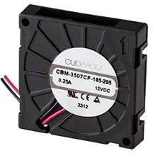 8022144620 CBM-3507CF-165-219, Blowers & Centrifugal Fans dc blower, 35 mm square, 10 mm, 12 Vdc, omniCOOL, 6500 RPM, 0.83 CFM Hirschmann