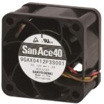 8049705618 Вентилятор Sanyo Denki San Ace 40 9GAX0412P3S001 12V DC 1.3A 40X28 4pin Hirschmann — изображение 2