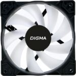 8056079369 Вентилятор для корпуса Digma DFAN-FRGB1 120x120x25mm 3-pin 4-pin (Molex)23dB 125gr LED Ret Hirschmann — изображение 5