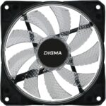 8056079370 Вентилятор для корпуса Digma DFAN-FRGB2 120x120x25mm 3-pin 4-pin (Molex)23dB 115gr LED Ret Hirschmann — изображение 5