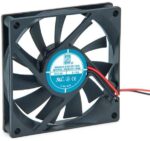 8006127022 OD6038-24HHBXC10A, Fan Tubeaxial 24VDC Square - 60mm L x 60mm H Ball 86.0 CFM (2.41m³/min) 4 Wire Leads Hirschmann — изображение 3