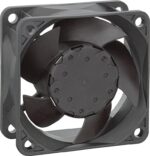 8004985459 632NU, DC Fans DC Tubeaxial Fan, 60x60x25mm, 12VDC, 23.5CFM, 1.8W, 5900RPM, Ball Bearing, IP68 Hirschmann — изображение 2