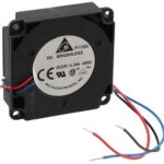 8021607632 BFB0512HHA-CF00, Blowers & Centrifugal Fans Blower, 50x10mm, 12VDC, Ball, 3x Lead Wires, Lock Rotor Sensor, Tachometer Hirschmann