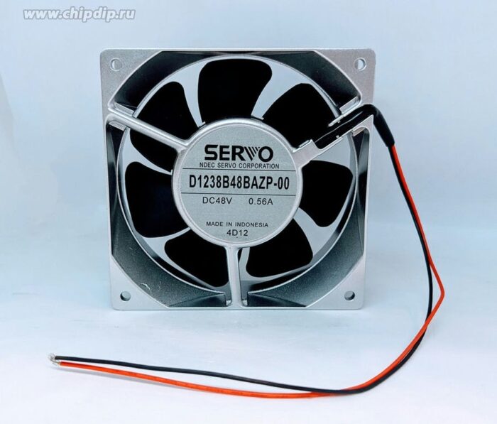 8017320670 Вентилятор Servo d1238b48bazp-oo 48v 0.56a 3pin 118x38 120x38 () Hirschmann — изображение 2