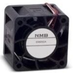 8005764366 03828DA-12R-AU-00, Fan Tubeaxial 12VDC Square - 38mm L x 38mm H Ball 21.5 CFM (0.602m³/min) 4 Wire Leads Hirschmann