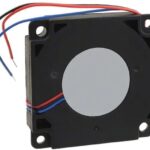 8006114309 BFB04512HHA-AR00, Fan Blower 12VDC Square - 45mm L x 45mm H Ball 3.3 CFM (0.092m³/min) 3 Wire Leads Hirschmann