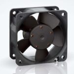 8113890143 614NHHU-274,DC Axial Fan, 24 V, Square, 60 mm, 25 mm, Ball Bearing, 33 CFM Hirschmann