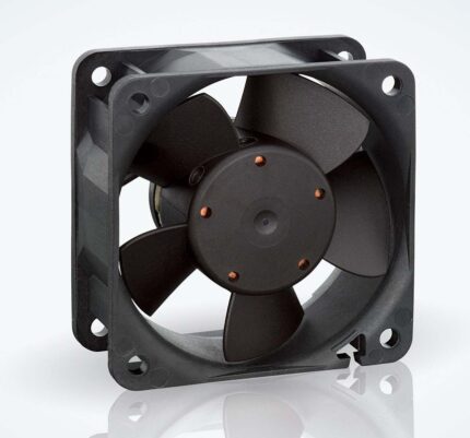 8113890143 614NHHU-274,DC Axial Fan, 24 V, Square, 60 mm, 25 mm, Ball Bearing, 33 CFM Hirschmann