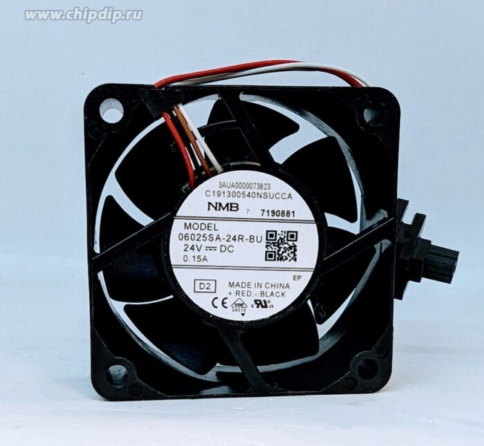 8010321920 Вентилятор NMB 06025SA-24R-BU 24v 0.15A 60x25 4pin Hirschmann — изображение 2