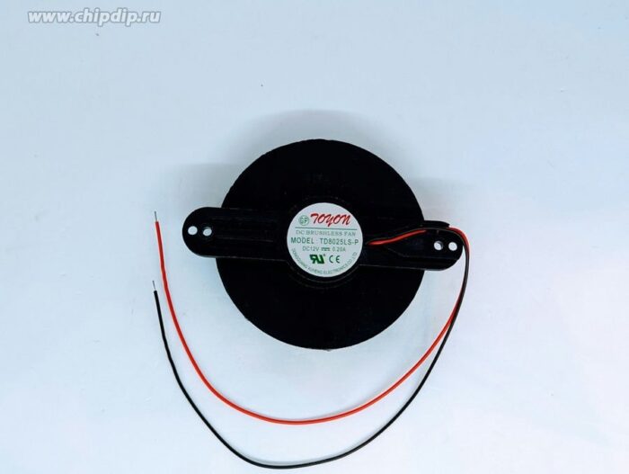 8022064471 Вентилятор TONON TD8025LS-P DC 12V 0.20A 80X25 2pin Hirschmann — изображение 2