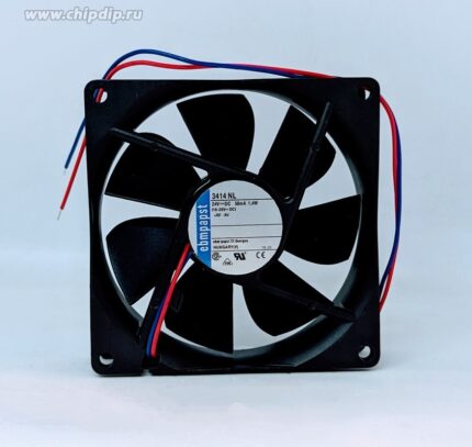 8035597682 Вентилятор Ebmpapst 3414NL 2 PIN 24V Hirschmann