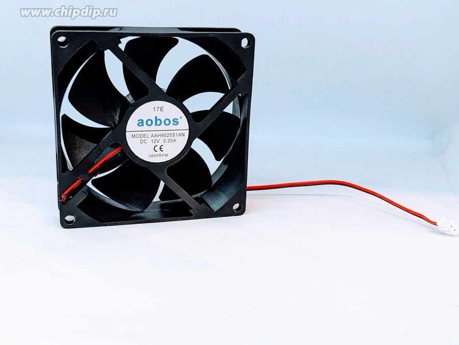 doc031609699 8021965948 Вентилятор AOBOS AAH9025S1AN DC 12V 0.35A 90x25 2pin Hirschmann — изображение 1