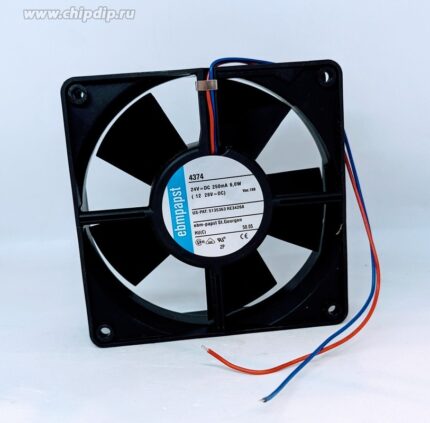 8021450528 Вентилятор Ebmpapst 4374 DC 24V 250mA 6.0W 120x32 2pin Hirschmann