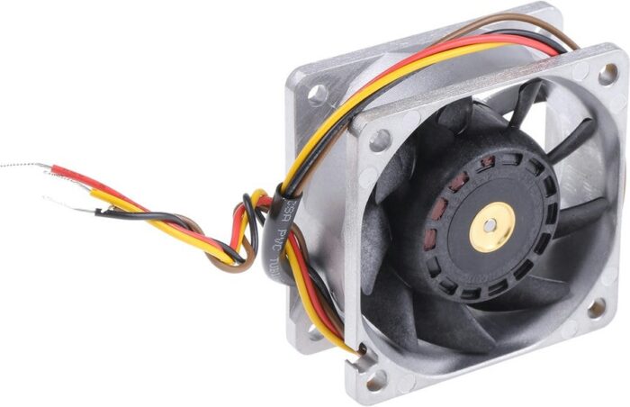 8008659770 9LG0612P4H001, Fan Tubeaxial 12VDC Square - 60mm L x 60mm H Ball 27.5 CFM (0.770m³/min) 4 Wire Leads Hirschmann — изображение 4