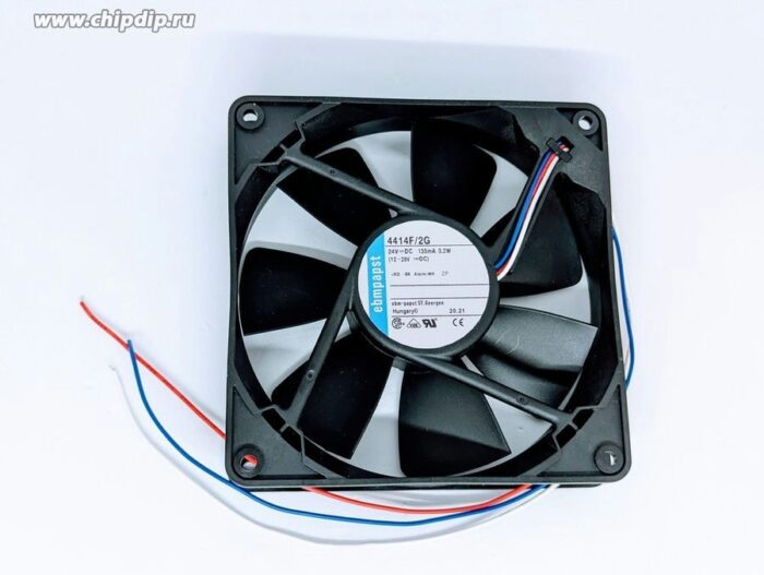8019932531 Вентилятор Ebmpapst 4414F/2G DC24V 135mA 3.2W 120x25 3pin Hirschmann — изображение 2