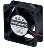 8005415289 9A0624H402, DC Fans DC Axial Fan, 60x60x25mm, 24VDC Hirschmann — изображение 2