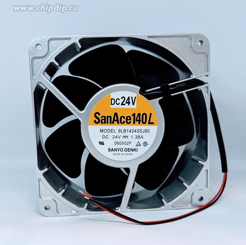 doc031819989 8035598367 Вентилятор SanAce140L 9LB1424S5J80 DC 24V 1.38A 140x50 2pin () Hirschmann — изображение 1