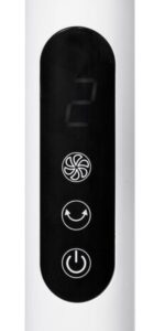 8021795483 Вентилятор напольный LCD дисплей, пульт ДУ SONNEN FS40-A999, 50 Вт, 3 режима, белый, 455735 Hirschmann — изображение 7